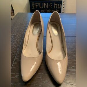 Nichols Dark Sand Pumps  size 7